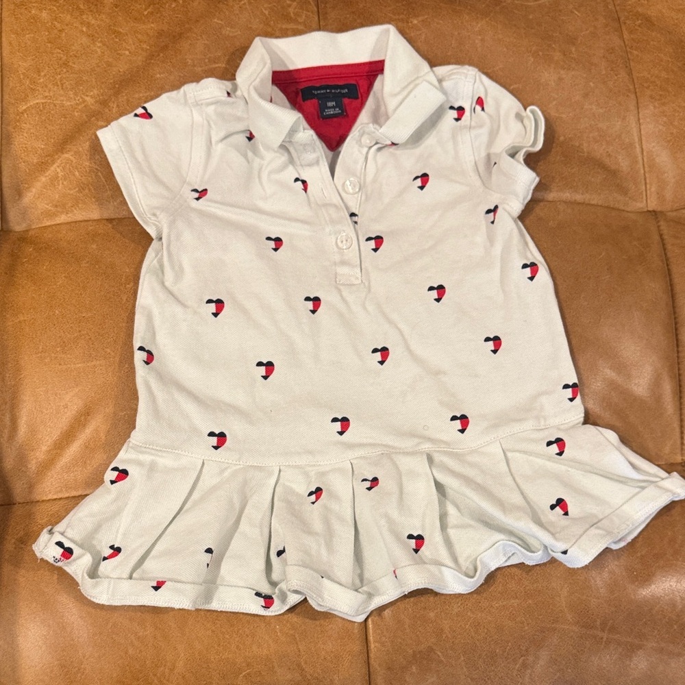 Tommy Hilfiger Kids' Polo with Red and Black Accents